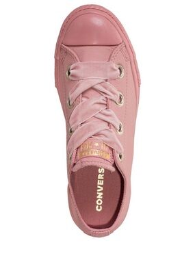 Converse Allstar Low Rust Big Eyelet Pink Leather  Low Tops Like New